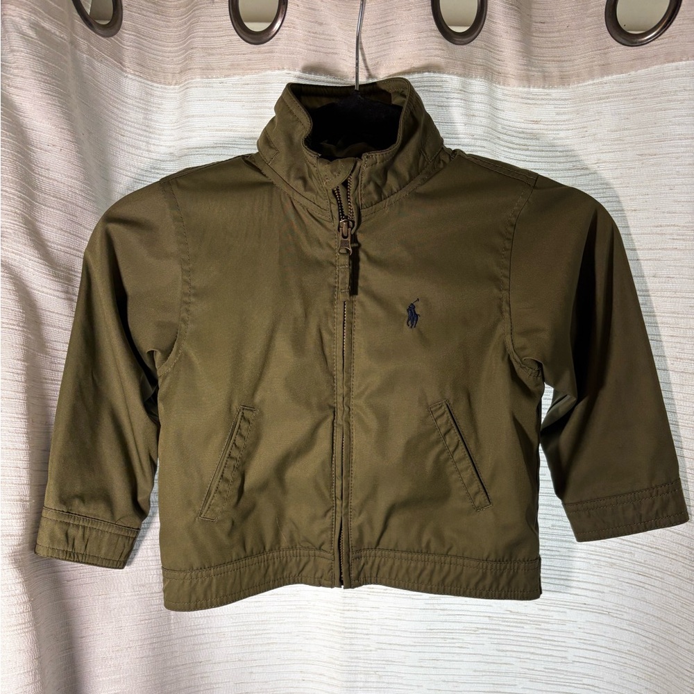 Polo by Ralph Lauren Olive Wind Breaker Jacket, Boys 2T